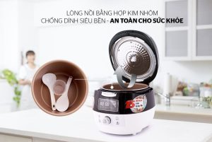 Nồi áp suất điện tử đa năng 5L SUNHOUSE SHD1858BW - 9