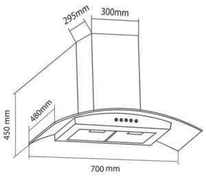 Máy Hút Mùi Eurosun EH-70K10S - 131