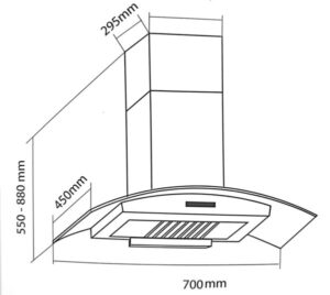 Máy Hút Mùi Eurosun EH-70K20 - 21
