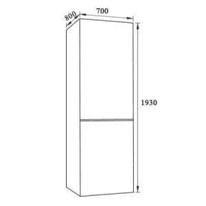 Tủ lạnh đơn BOSCH HMH KGN56LB40O|Serie 6 - 7