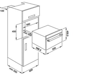 LÒ NƯỚNG KẾT HỢP VI SÓNG FAGOR Q-CLASS 3MWB-44ATCGN - 1 FAGOR Q-CLASS 3MWB-44ATCGN