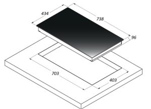 Bếp gas âm Rinnai RB-3VCGN - 23 Bếp gas âm Rinnai RB-3VCGN - 22
