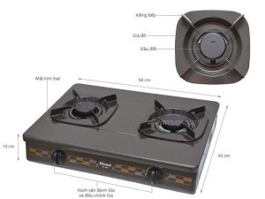 Bếp gas dương Rinnai RV-270(G)N - 6
