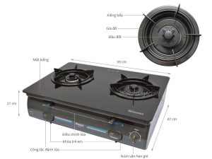 Bếp Gas Rinnai RV-4600(GL-T)N - 6