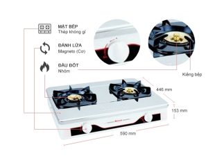 Bếp Gas Rinnai RV-660(S) - 3