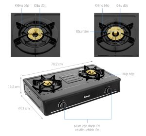 Bếp Gas Rinnai RV-B271SB(EB) - 5 Bếp Gas Rinnai RV-B271SB(EB) - 4