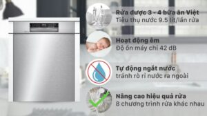 Máy rửa bát Bosch HMH.SMU6ECS57E kết nối Homeconnect hiện đại, thông minh - 3 SMU6ECS57E