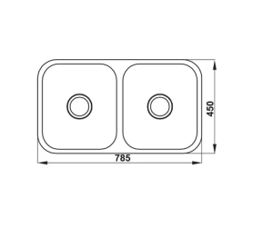 Chậu rửa chén Hafele HS-SD7848 567.20.506 - 7 Chậu rửa chén Hafele HS-SD7848 567.20.506 - 6