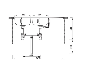 CHẬU HAFELE INOX CLAUDIUS HS20-SSD2R90 567.20.513 - 14 CHẬU HAFELE INOX CLAUDIUS HS20-SSD2R90 567.20.513 - 13