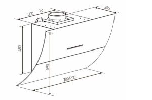MÁY HÚT MÙI ARBER AB9901 - 4 MÁY HÚT MÙI ARBER AB9901 - 3