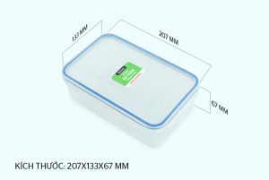 Bộ 4 hộp bảo quản thực phẩm Biozone tặng dao KB-CO4P04E - 28 Bộ 4 hộp bảo quản thực phẩm Biozone tặng dao KB-CO4P04E - 27