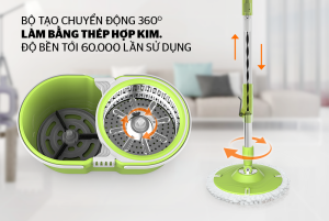 BỘ LAU NHÀ XOAY 360 ĐỘ SUNHOUSE THẾ HỆ MỚI KS-CL260PG - 9 BỘ LAU NHÀ XOAY 360 ĐỘ SUNHOUSE THẾ HỆ MỚI KS-CL260PG - 8