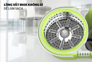 BỘ LAU NHÀ XOAY 360 ĐỘ SUNHOUSE THẾ HỆ MỚI KS-CL260PG - 19 BỘ LAU NHÀ XOAY 360 ĐỘ SUNHOUSE THẾ HỆ MỚI KS-CL260PG - 18
