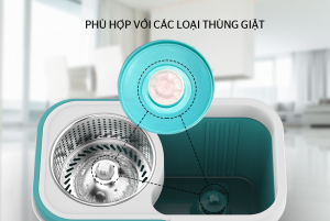 BỘ LAU NHÀ XOAY 360 ĐỘ SUNHOUSE KS-CL350PB - 18 BỘ LAU NHÀ XOAY 360 ĐỘ SUNHOUSE KS-CL350PB - 17