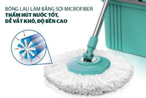 BỘ LAU NHÀ XOAY 360 ĐỘ SUNHOUSE KS-CL330S - 16 BỘ LAU NHÀ XOAY 360 ĐỘ SUNHOUSE KS-CL330S - 15