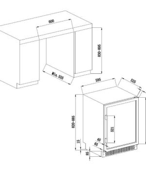 Tủ bảo quản rượu Dudoff Avintage - 12