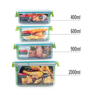 Bộ 4 hộp bảo quản thực phẩm thông minh tặng rổ Biozone KB-SM4S01R - 22 Bộ 4 hộp bảo quản thực phẩm thông minh tặng rổ Biozone KB-SM4S01R - 21