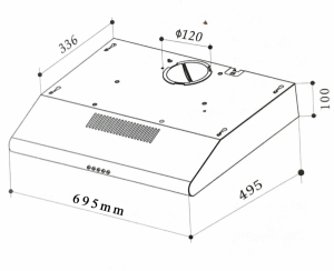 MÁY HÚT MÙI ARBER AB700D - 4 MÁY HÚT MÙI ARBER AB700D - 3