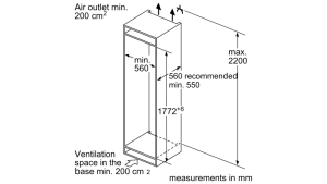 Tủ Lạnh Âm Bosch HMH.KIN86AF30O Series 6 - 16 Tủ Lạnh Âm Bosch HMH.KIN86AF30O Series 6 - 15