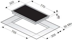BẾP ĐIỆN 3 VÙNG NẤU DUDOFF CELADON F3B - 6