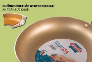 Cặp chảo nhôm trơn cạn SUNHOUSE Phi 18 + 24 (Xanh - Sampanh) SHS2418 - 10