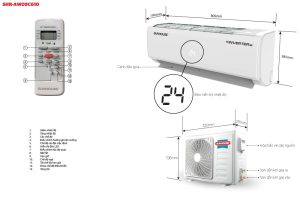 Điều hòa không khí một chiều INVERTER 9000BTU SUNHOUSE SHR-AW09IC610 - 28 Điều hòa không khí một chiều INVERTER 9000BTU SUNHOUSE SHR-AW09IC610 - 27