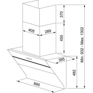 FRANKE | Máy hút mùi áp tường CXW-220-FC921M (330.0539.171) - 9 FRANKE | Máy hút mùi áp tường CXW-220-FC921M (330.0539.171) - 8
