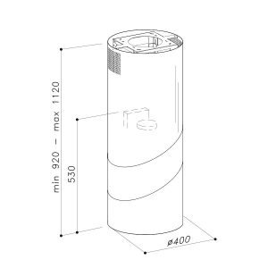 Máy hút mùi đảo Franke CYLIN S - 7 Máy hút mùi đảo Franke CYLIN S - 6
