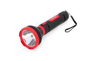 Đèn pin cầm tay LED Sunhouse SHE-4351, cỡ lớn, đỏ đen