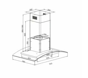 MÁY HÚT MÙI ARBER AB700E - 4 MÁY HÚT MÙI ARBER AB700E - 3
