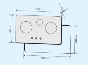 BẾP GAS ÂM FANDI FD - 375GT - 7 BẾP GAS ÂM FANDI FD - 375GT - 6