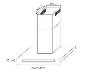 MÁY HÚT MÙI FANDI FD-FL 90A - 7 MÁY HÚT MÙI FANDI FD-FL 90A - 6