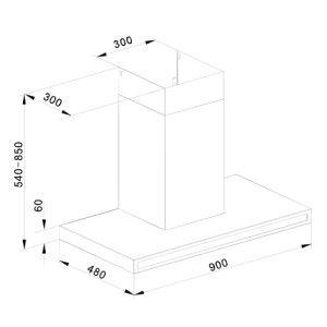 FRANKE | Máy hút mùi treo tường FD639S 905 BK/GXS (110.0369.140) - 7 FRANKE | Máy hút mùi treo tường FD639S 905 BK/GXS (110.0369.140) - 6