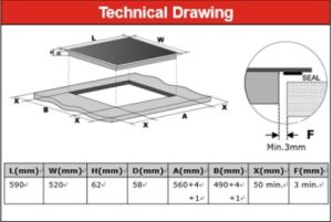 Bếp từ hiệu Franke, FIH6310 (108.0336.342) - 6