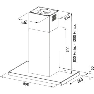 FRANKE | Máy hút mùi đảo FS TS 906 I XS CH (110.0377.523) - 9