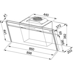 FRANKE | Máy hút mùi FS VT 906 W XS BK (110.0377.358) - 12