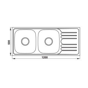 CHẬU HAFELE INOX CLAUDIUS HS20-SSD2R90 567.20.513 - 8 CHẬU HAFELE INOX CLAUDIUS HS20-SSD2R90 567.20.513 - 7