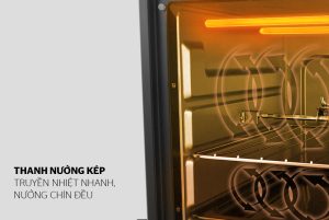 LÒ NƯỚNG ĐIỆN 10 LÍT SUNHOUSE SHD4210 ĐEN - 10 LÒ NƯỚNG ĐIỆN 10 LÍT SUNHOUSE SHD4210 ĐEN - 9