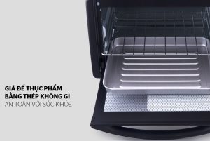 LÒ NƯỚNG ĐIỆN 10 LÍT SUNHOUSE SHD4210 ĐEN - 12 LÒ NƯỚNG ĐIỆN 10 LÍT SUNHOUSE SHD4210 ĐEN - 11