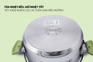 BỘ NỒI INOX 3 ĐÁY SUNHOUSE SH336 - 16