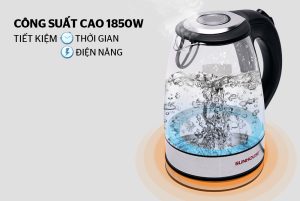 ẤM SIÊU TỐC THỦY TINH 1.7L SUNHOUSE SHD1217 - 14 ẤM SIÊU TỐC THỦY TINH 1.7L SUNHOUSE SHD1217 - 13