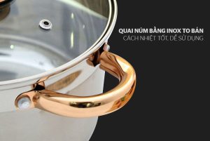 Bộ 3 Nồi Inox 5 Đáy Từ Vung Kính Sunhouse SH781 (16cm, 20cm, 24cm) - 13 Bộ 3 Nồi Inox 5 Đáy Từ Vung Kính Sunhouse SH781 (16cm, 20cm, 24cm) - 12