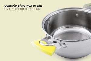 BỘ NỒI INOX 5 ĐÁY SUNHOUSE SH787 - 27 BỘ NỒI INOX 5 ĐÁY SUNHOUSE SH787 - 26