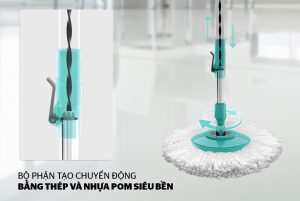Cây lau nhà xoay 360 độ Happy time KH-MO330I - 9 Cây lau nhà xoay 360 độ Happy time KH-MO330I - 8
