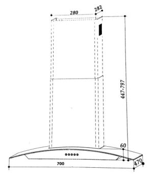 MÁY HÚT MÙI ARBER AB7000F - 4 MÁY HÚT MÙI ARBER AB7000F - 3