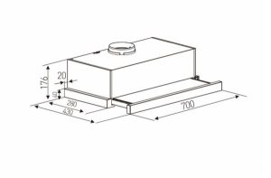 MÁY HÚT MÙI ARBER AB700KA - 4 MÁY HÚT MÙI ARBER AB700KA - 3