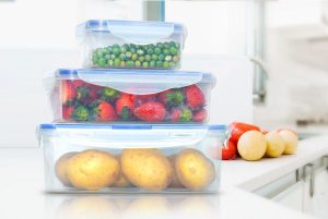 Bộ 3 hộp bảo quản thực phẩm ngăn mát BioZone Space Saving KB-CO3P02 - 7