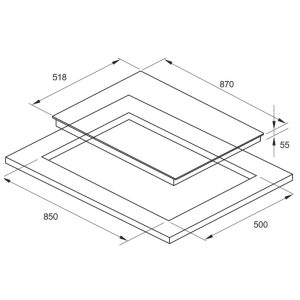 BẾP TỪ FAGOR 3IF-ZONE95AC - 1 FAGOR 3IF-ZONE95AC