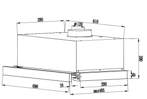 MÁY HÚT MÙI ÂM TỦ FANDI FD - 6029/7029 - 7 MÁY HÚT MÙI ÂM TỦ FANDI FD - 6029/7029 - 6