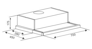 Máy Hút Mùi Canzy CZ 700GH - 2 Máy Hút Mùi Canzy CZ 700GH